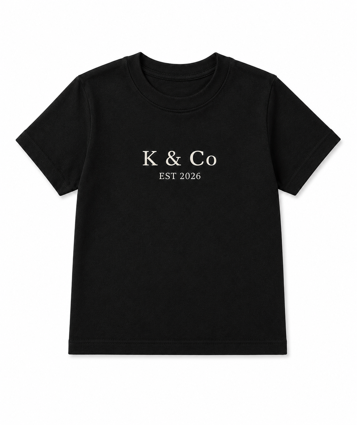 K & Co Kids Tee - Black