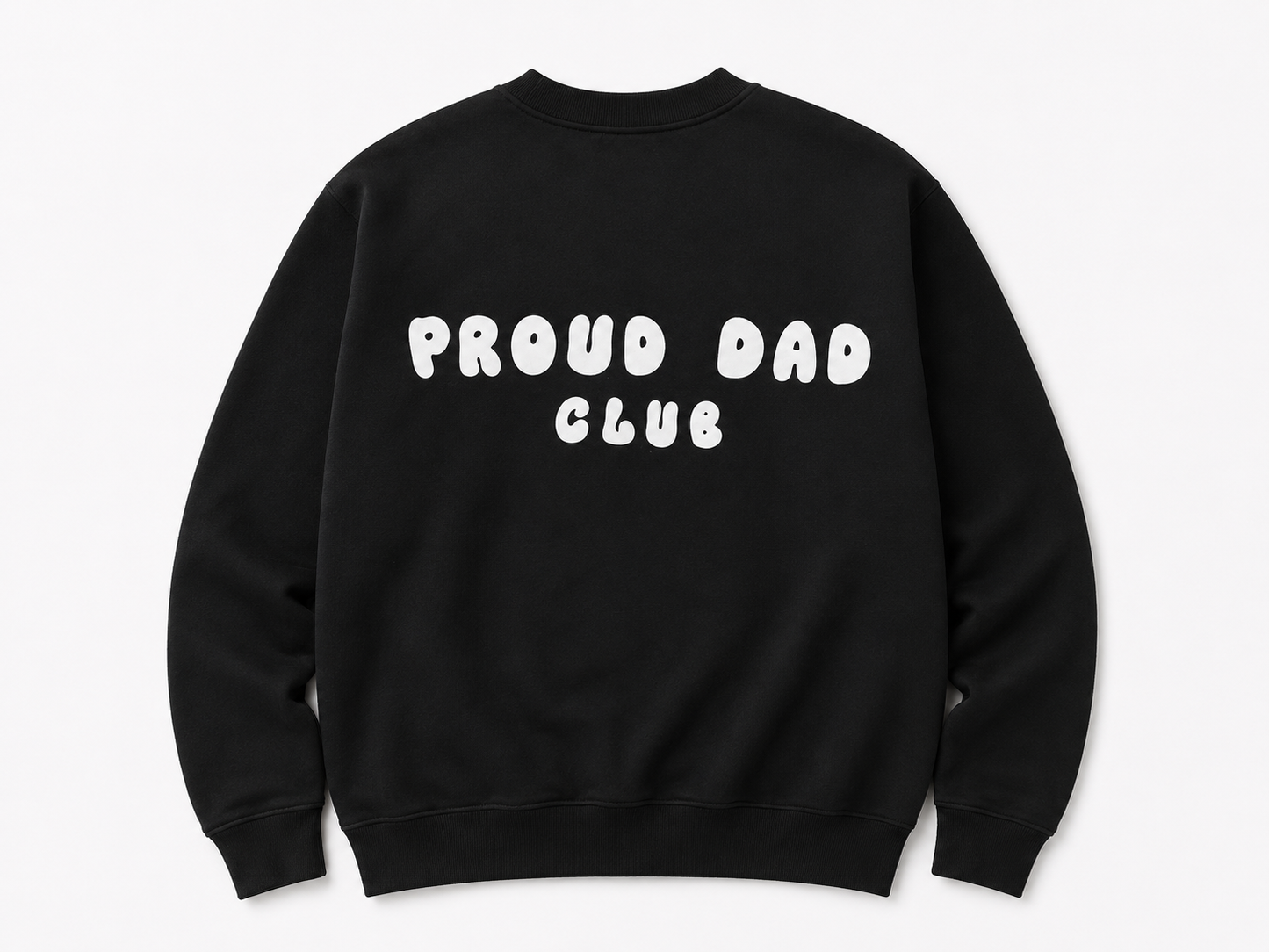 Proud Dad Club Jumper - Black