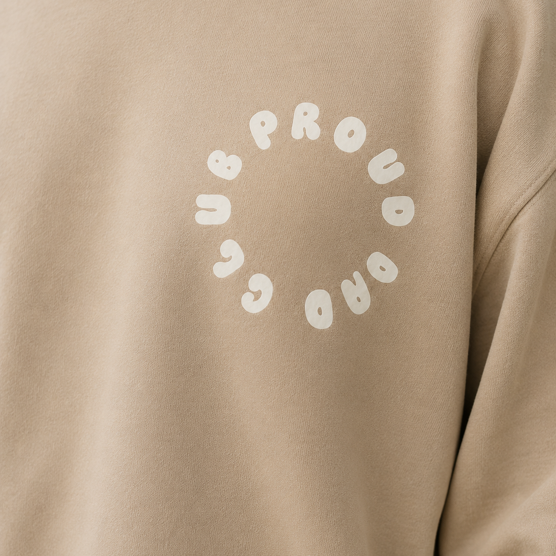 Proud Dad Club Jumper - Sand