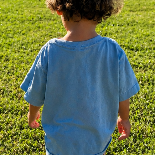 Little Warrior Tee - Blue