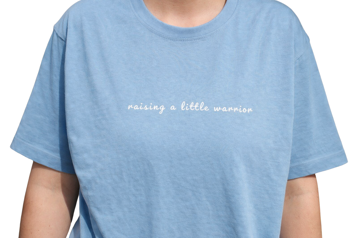 Raising a Little Warrior Tee - Blue