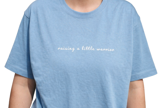 Raising a Little Warrior Tee - Blue