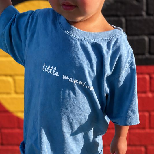 Little Warrior Tee - Blue