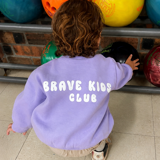 Brave Kids Club Jumper - Lavender