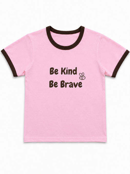 Bee Ringer Tee - Pink