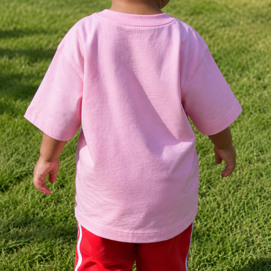 Little Warrior Tee - Pink