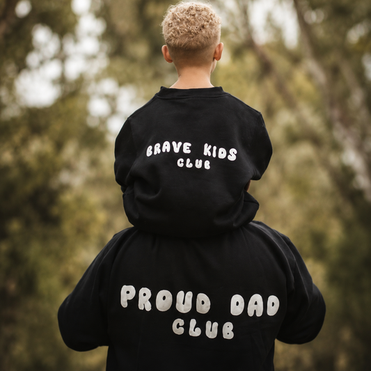 Brave Kids Club Jumper - Black