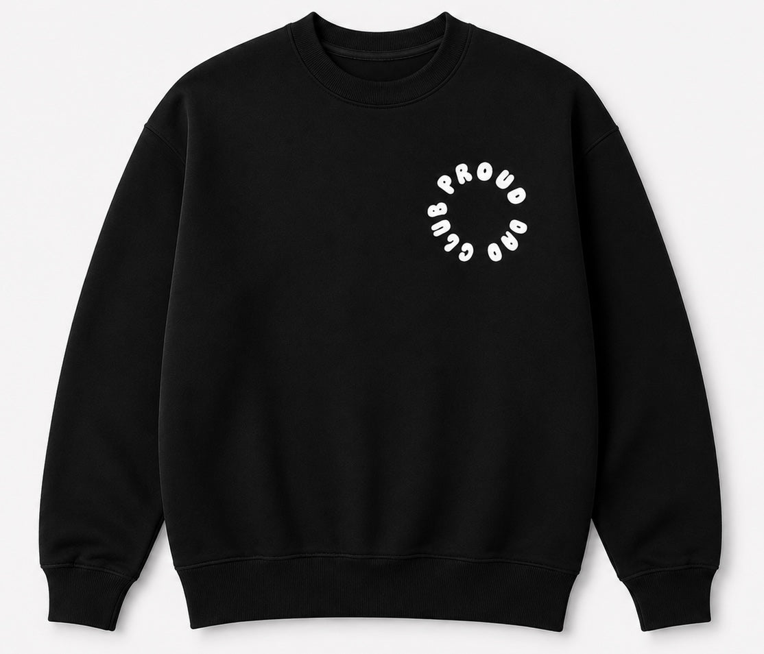 Proud Dad Club Jumper - Black
