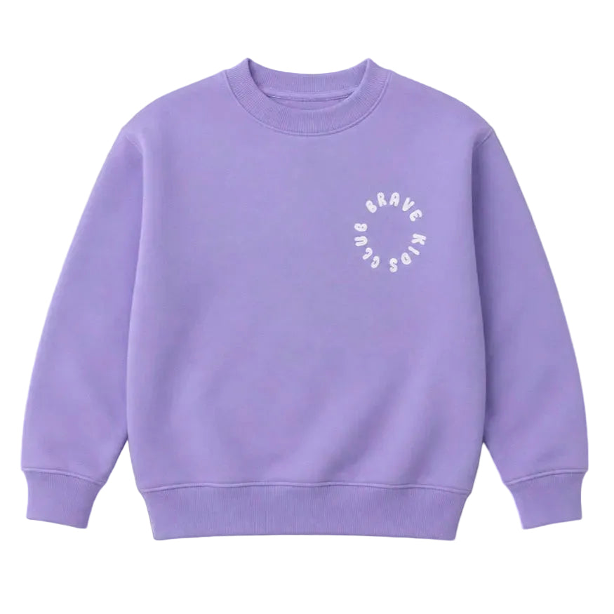Brave Kids Club Jumper - Lavender