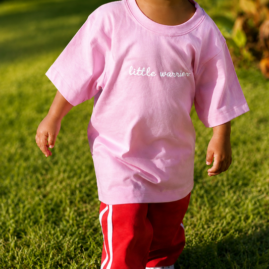 Little Warrior Tee - Pink