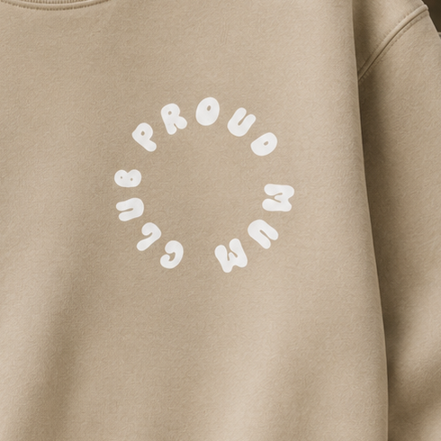 Proud Mum Club Jumper - Sand