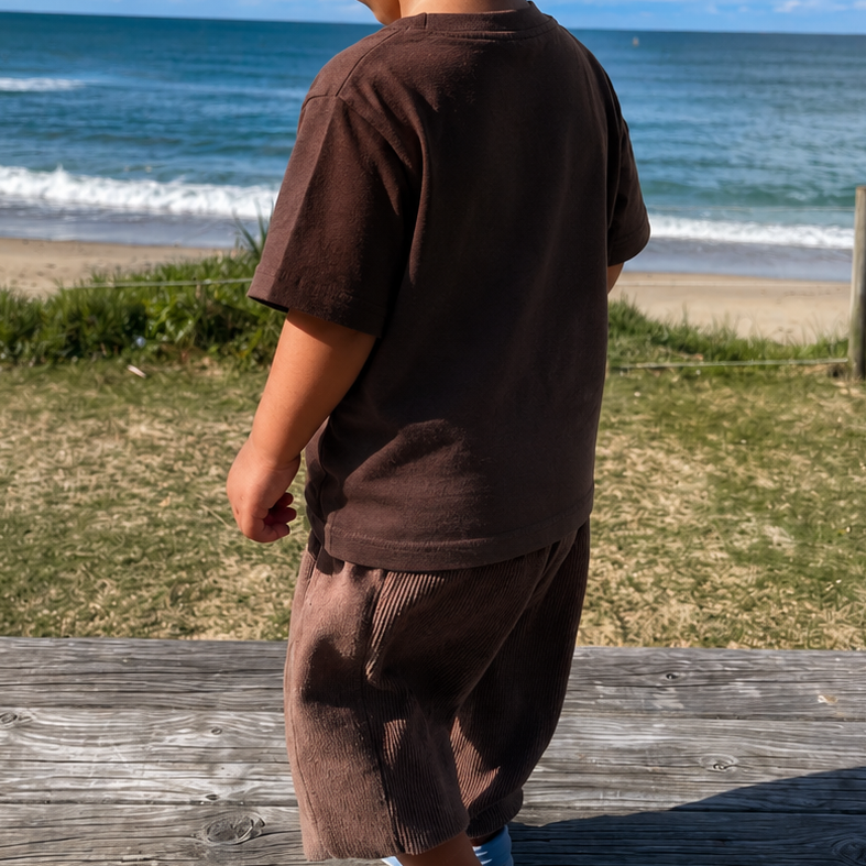 K & Co Kids Tee - Brown